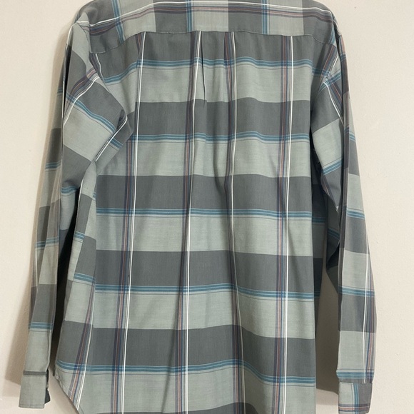 Polo Ralph Lauren Men's Size 20 Blue Grey L/S Button Down Shirt Small Pony - Picture 6 of 9